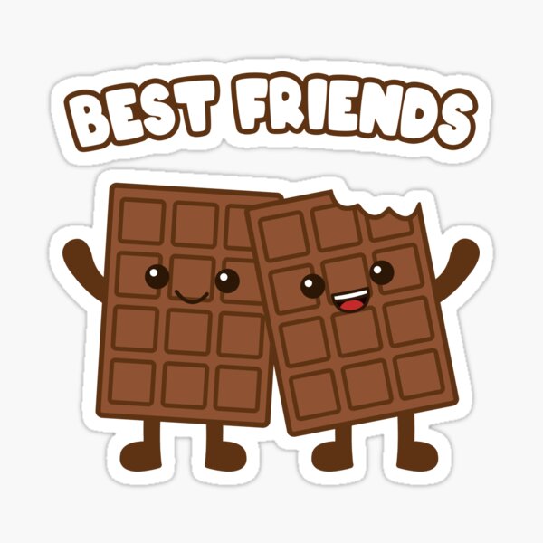 Best Friends Pizza Sticker by nmdesigns1