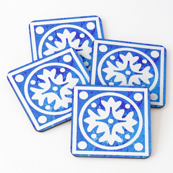 Item preview, Blue Tile designed and sold by PaintedbyCarol.