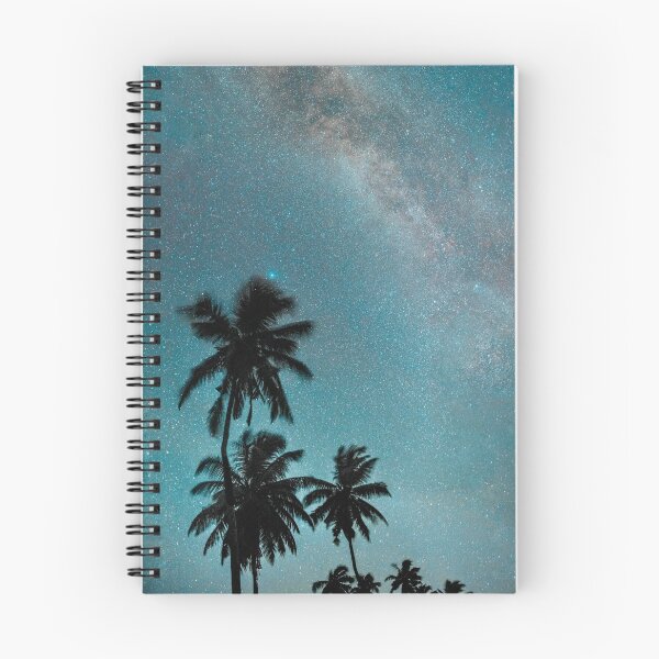 Item preview, Blue Star Galaxy Palm Trees designed and sold by newburyboutique.