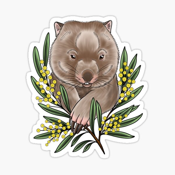 Wombat Sticker