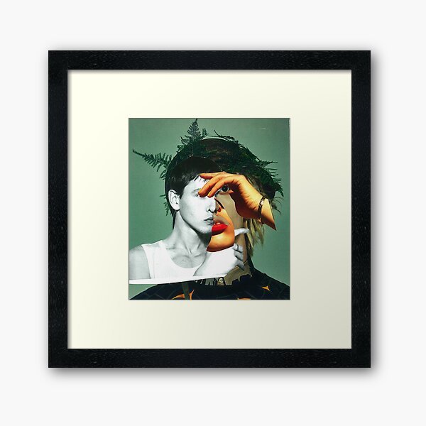3 faces Framed Art Print