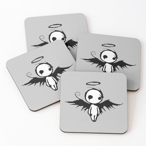 Item preview, The fallen angel / black angel drawing designed and sold by Gatsbird Design.