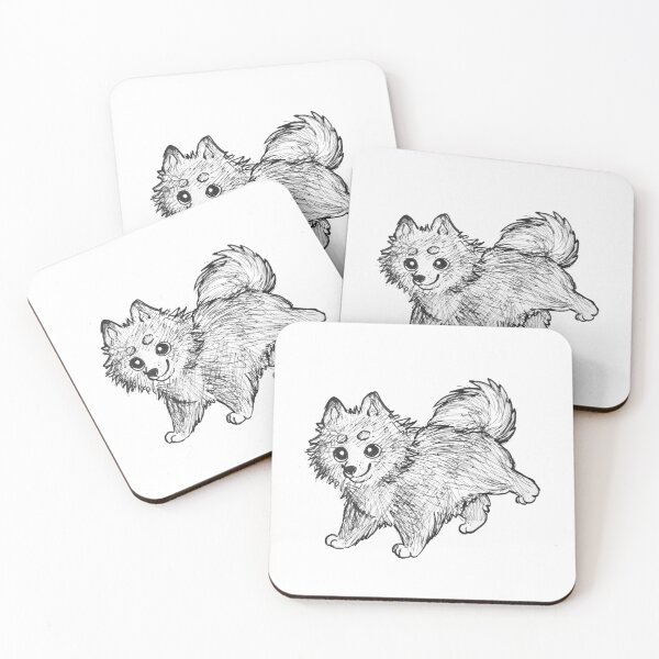Item preview, Pomeranian-Ink 2019 designed and sold by AlmondFeather.