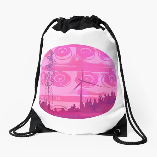 Renewable power Drawstring Bag