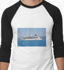 Norwegian Jade liner, Corfu Men's Baseball ¾ T-Shirt