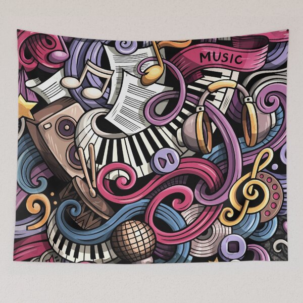 Item preview, music graffiti  designed and sold by mark ashkenazi.