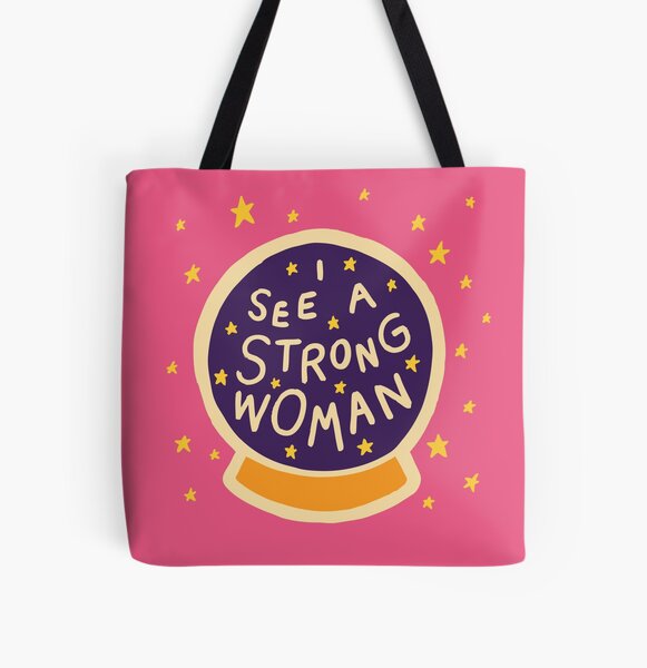 I see a strong woman All Over Print Tote Bag