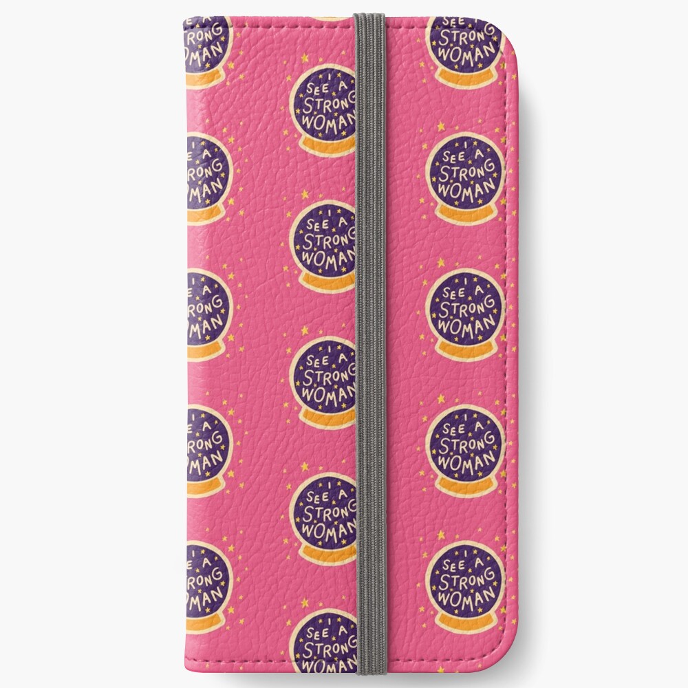 I see a strong woman iPhone Wallet