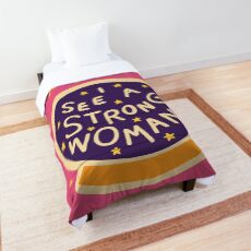 I see a strong woman Comforter