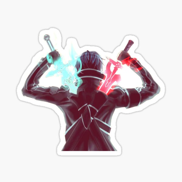 Kirito the swordsmen- SAO Glossy Sticker