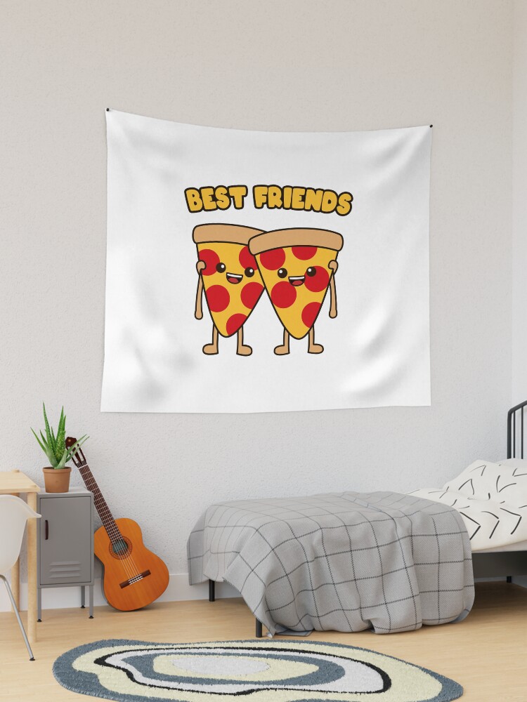 Best Friends Pizza Sticker by nmdesigns1