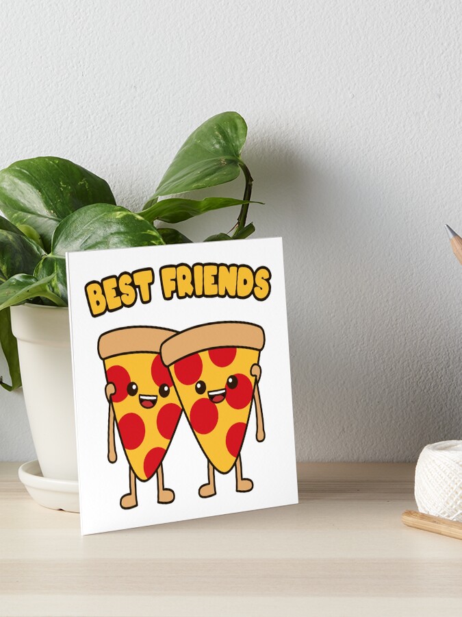 Best Friends Pizza Sticker by nmdesigns1