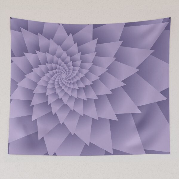 Item preview, Pretty Spiral of Stars in Lavender Abstract Flower designed and sold by Karen McFarland.