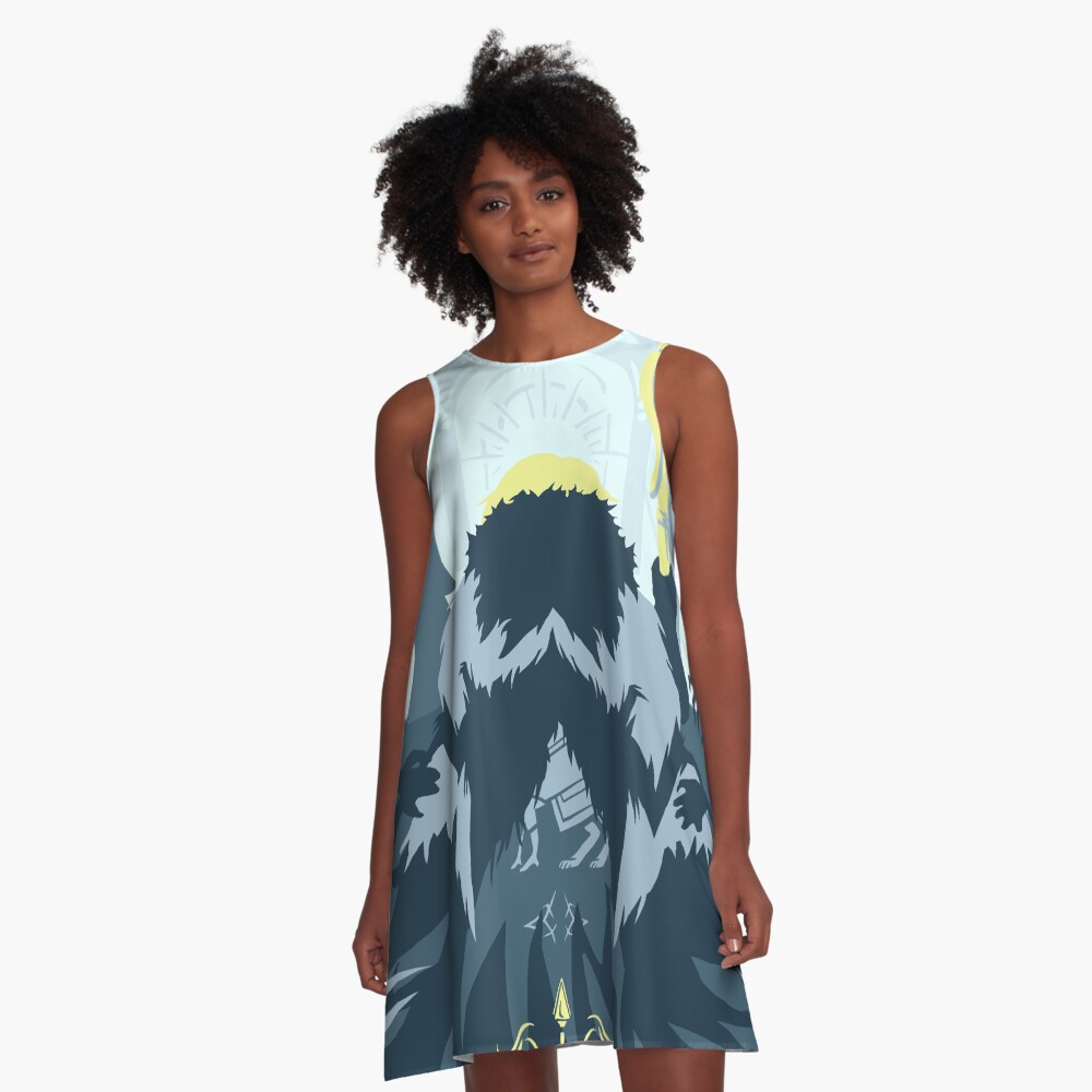 Item preview, A-Line Dress designed and sold by SnipSnipArt.