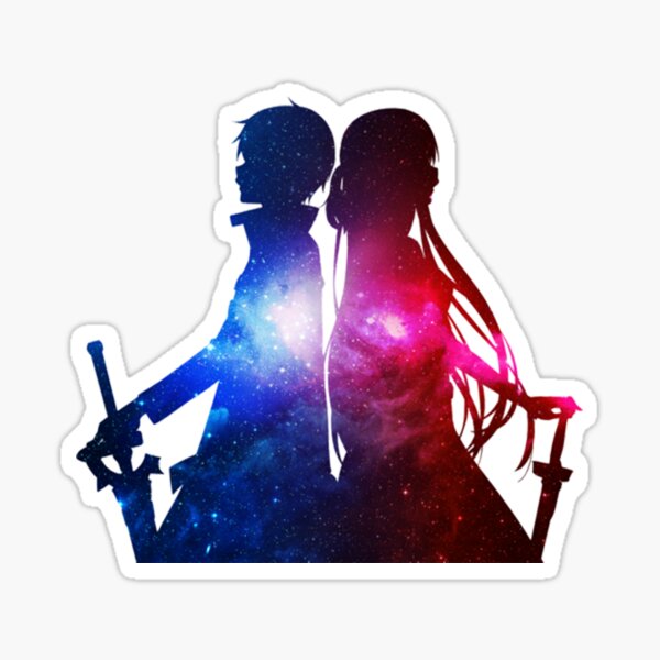 Épée Art Online - Asuna & Kirito Sticker