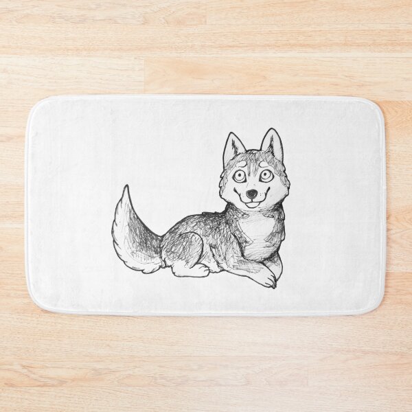 Artikelvorschau, Siberian Husky-Ink 2019 entworfen und verkauft von AlmondFeather.