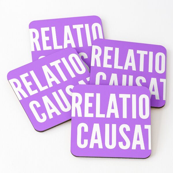 Item preview, correlation is not causation designed and sold by QuoteSpirations.