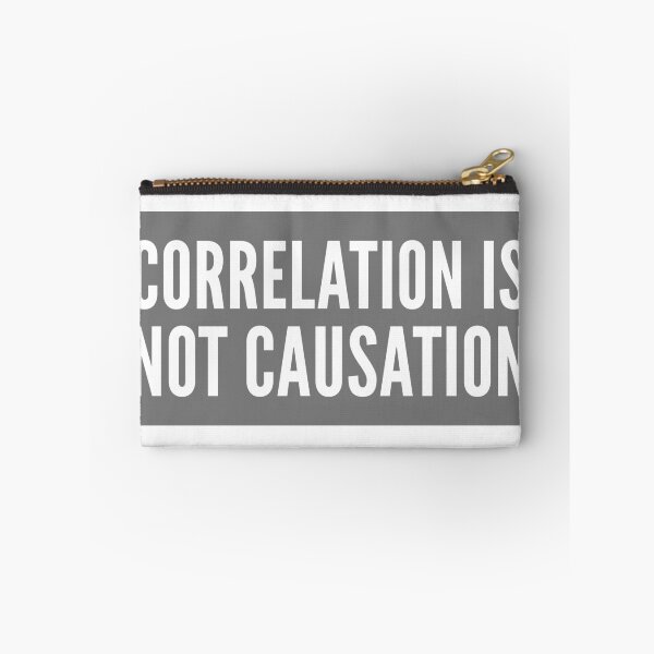 Item preview, correlation is not causation designed and sold by QuoteSpirations.