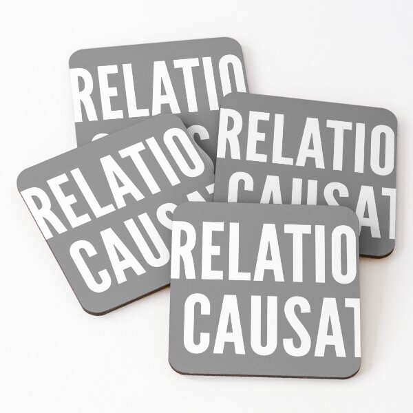 Item preview, correlation is not causation designed and sold by QuoteSpirations.