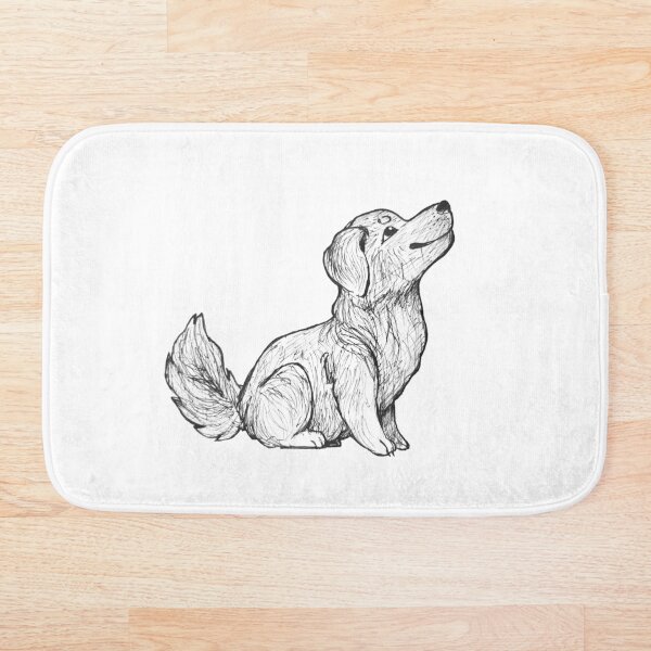 Item preview, Golden Retriever-Ink 2019 designed and sold by AlmondFeather.