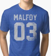 Malfoy jersey Tri-blend T-Shirt