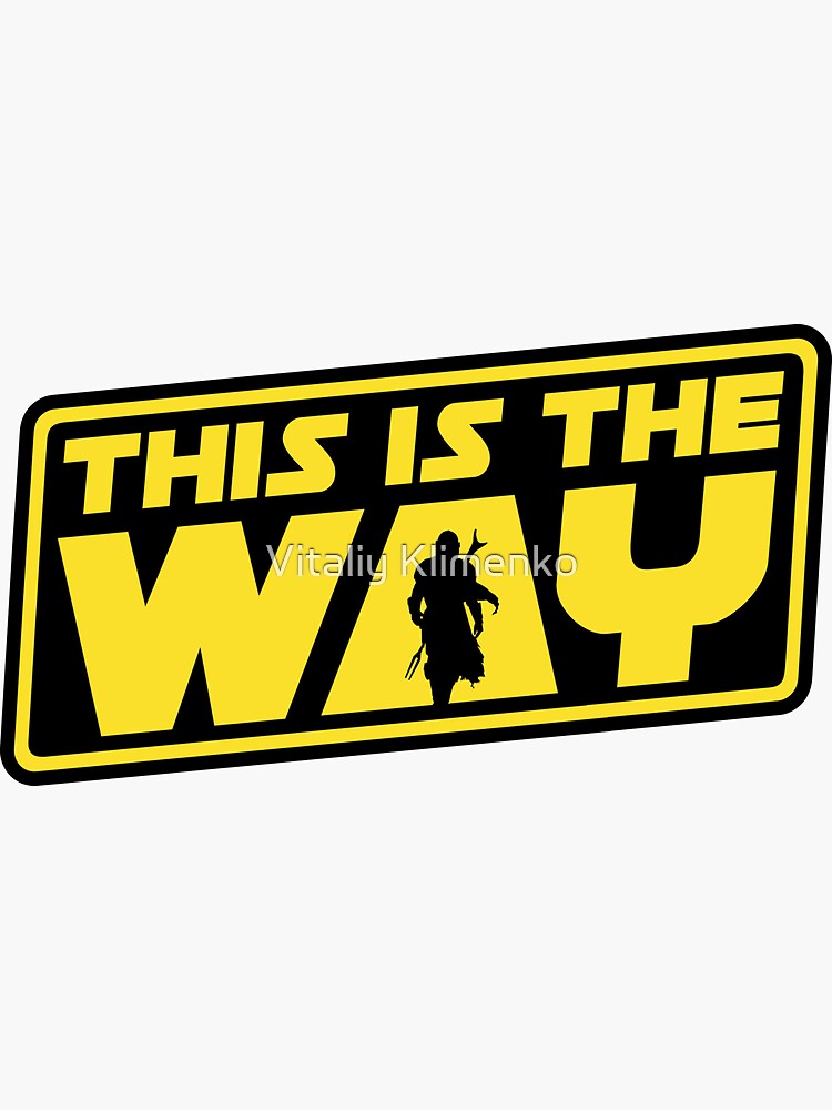 The Is The Way, Official Star Wars Stickers