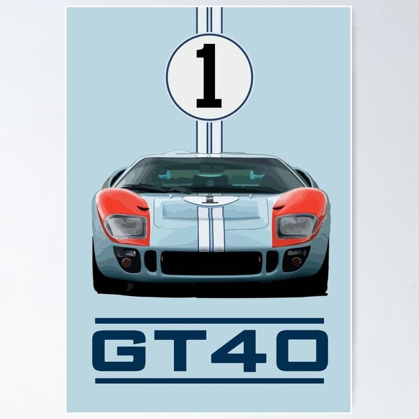 Item preview, Ford Shelby American GT40 1966 designed and sold by Speedbirddesign.