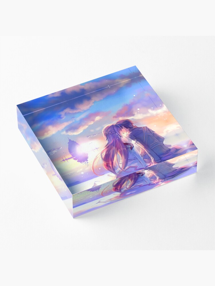 Alternate view of Best couple Asuna and Kirito Acrylic Block