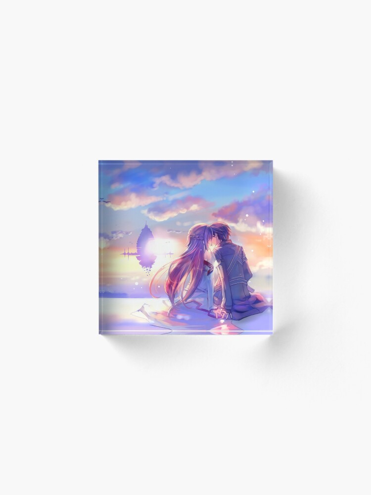 Alternate view of Best couple Asuna and Kirito Acrylic Block