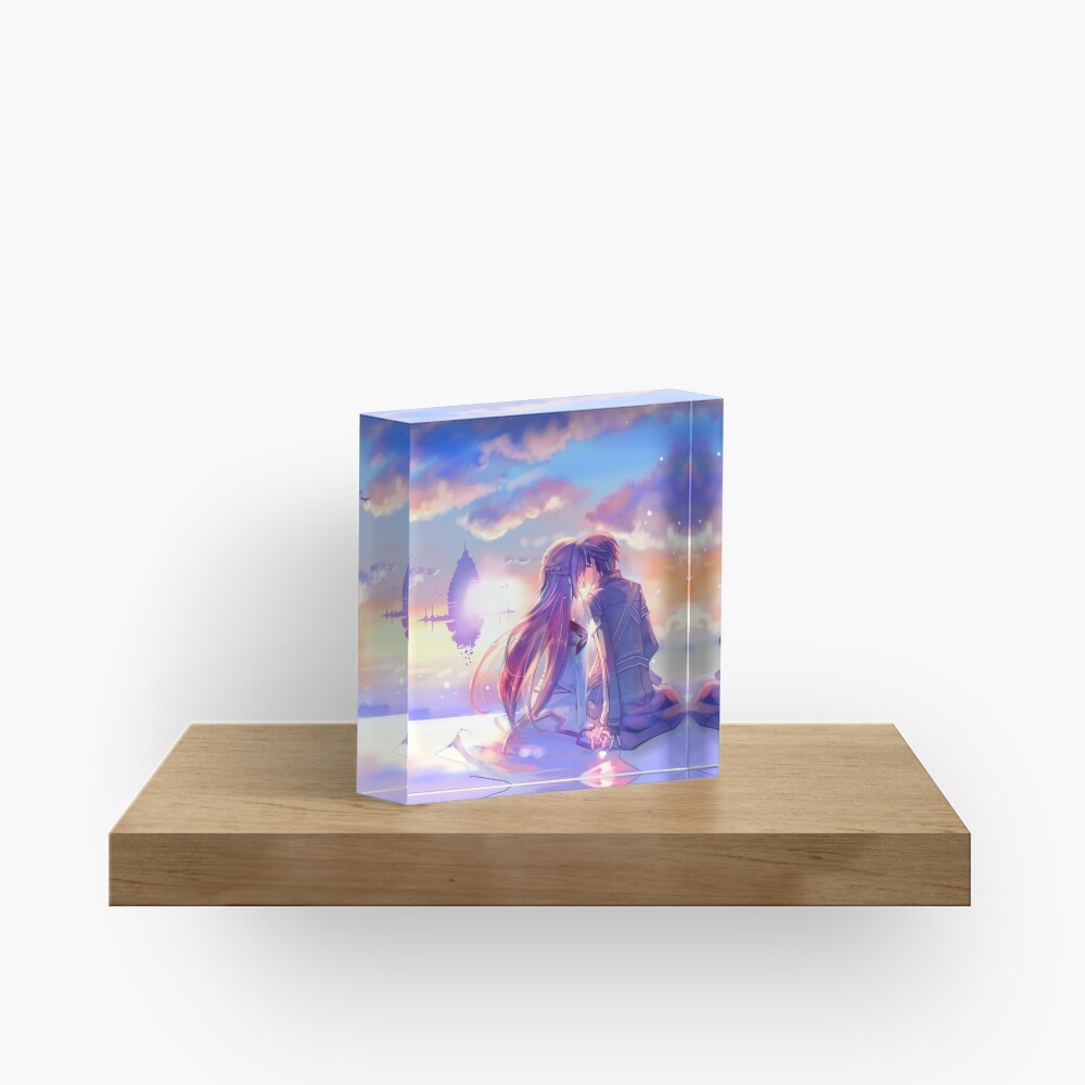 Best couple Asuna and Kirito Acrylic Block