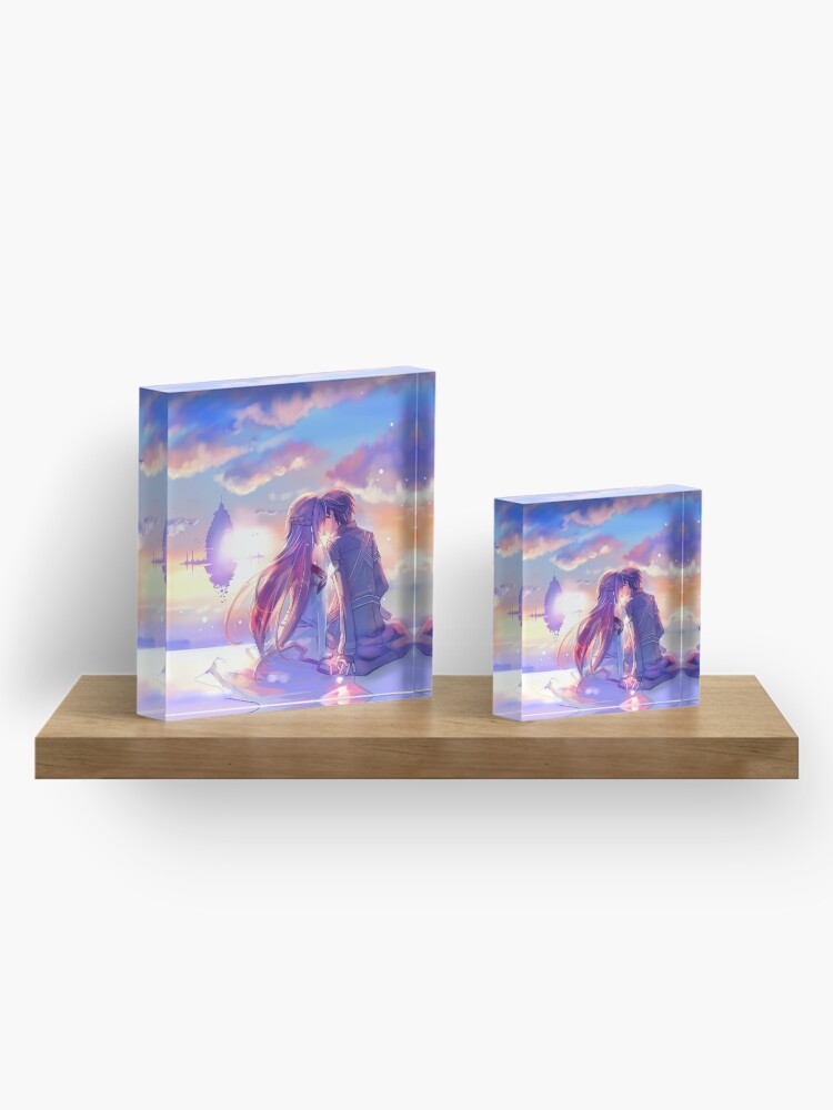 Alternate view of Best couple Asuna and Kirito Acrylic Block