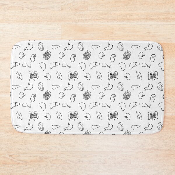 Item preview, Organs, White on Black designed and sold by Hodgepodge Bricolage.