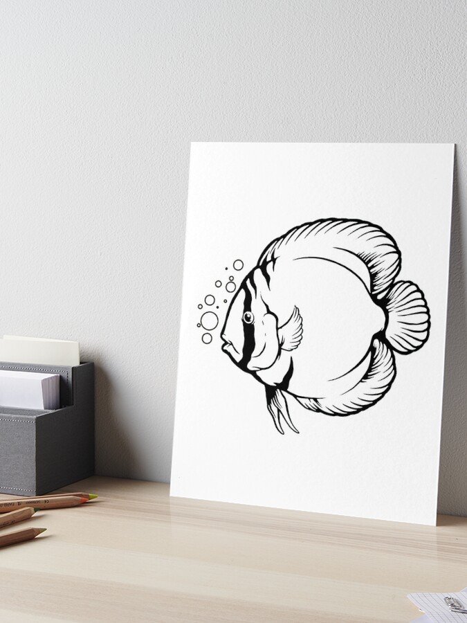 Discus Fish Keeper Aquarium Hobby Poster for Sale by JRRTs