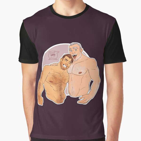 Bara Tiddies Barazoku Sexy Gay Male Art Erotic Bulge Yaoi Sweatshirt