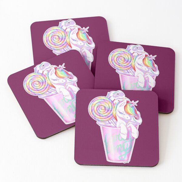 Item preview, "Unicorn Shot" designed and sold by Jocossie / Caffeinated Wuffs.