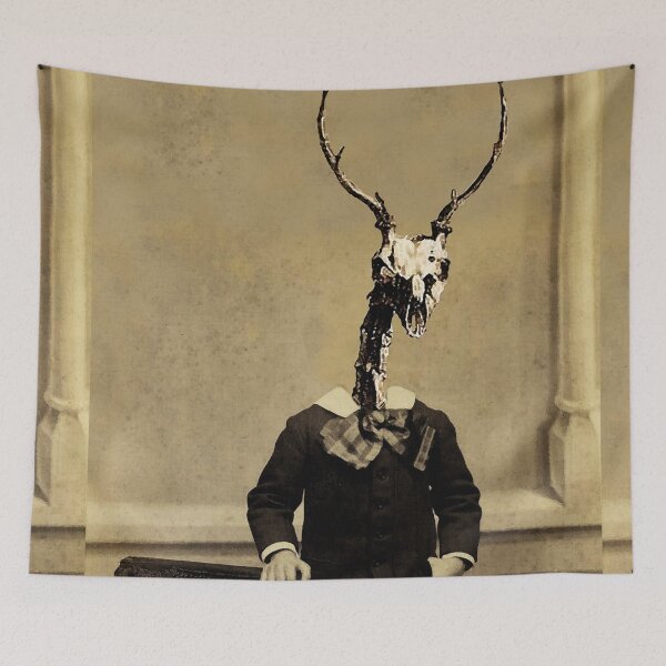 Item preview, Skull Stag designed and sold by Loveday Funck.