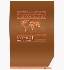Renaissance Cartography Poster 2 Poster