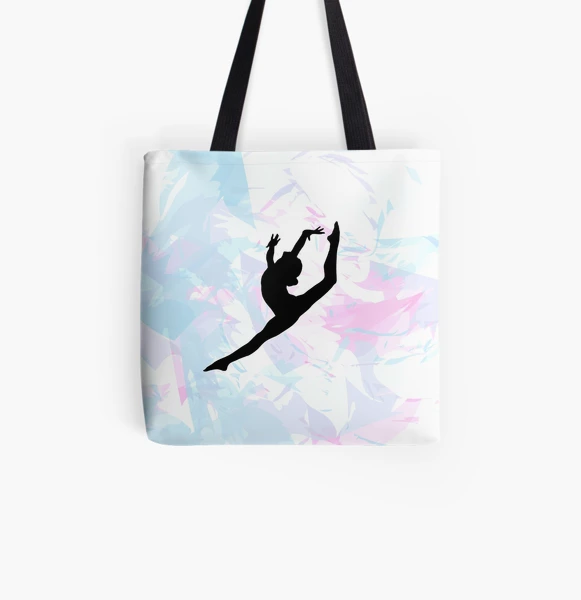 DIV105-Shaped Lined Tote Yoga Bag - Artiste Claude dancing shop