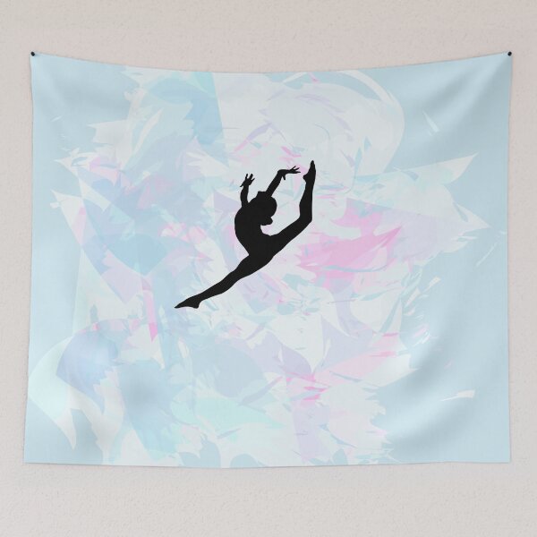 Item preview, Water Colour Gymnastics Silhouette  designed and sold by Flexiblepeople.
