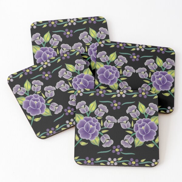 Item preview, poblano or puebla mexico style flower pattern in embroidery type designed and sold by kamui7mx.