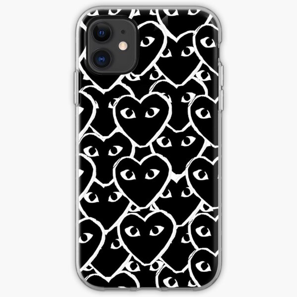 Monogram Comme Des Garcon Black iPhone Soft Case