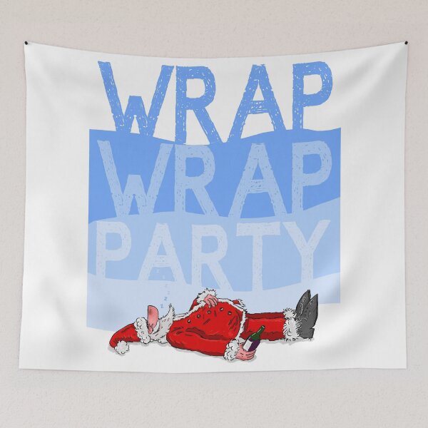 Item preview, Wrap Wrap Party Santa designed and sold by Jokertoons.