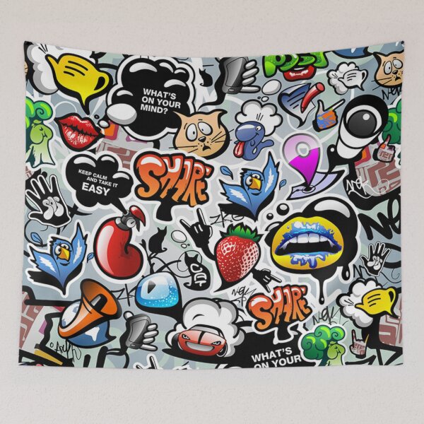 Item preview, GRAFFITI FUN 5 designed and sold by mark ashkenazi.