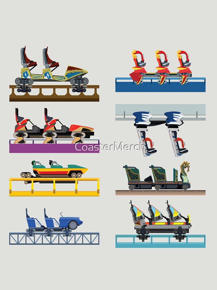 Busch Gardens Williamsburg Coaster Car Design by CoasterMerch
