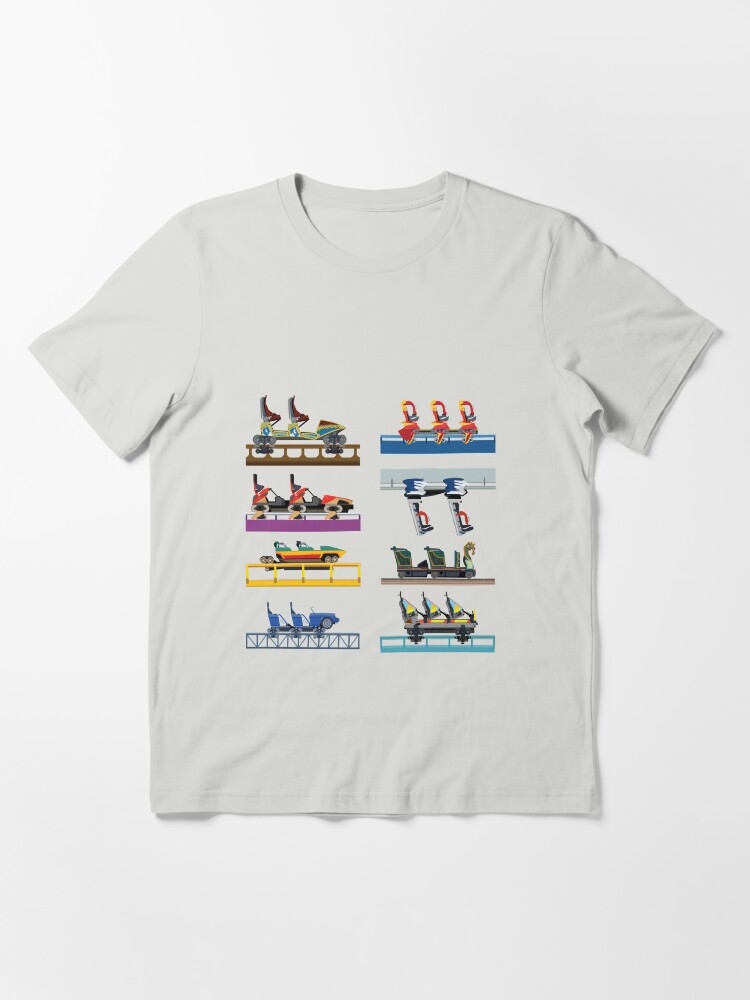 Alternate view of Busch Gardens Williamsburg Coaster Car Design Essential T-Shirt