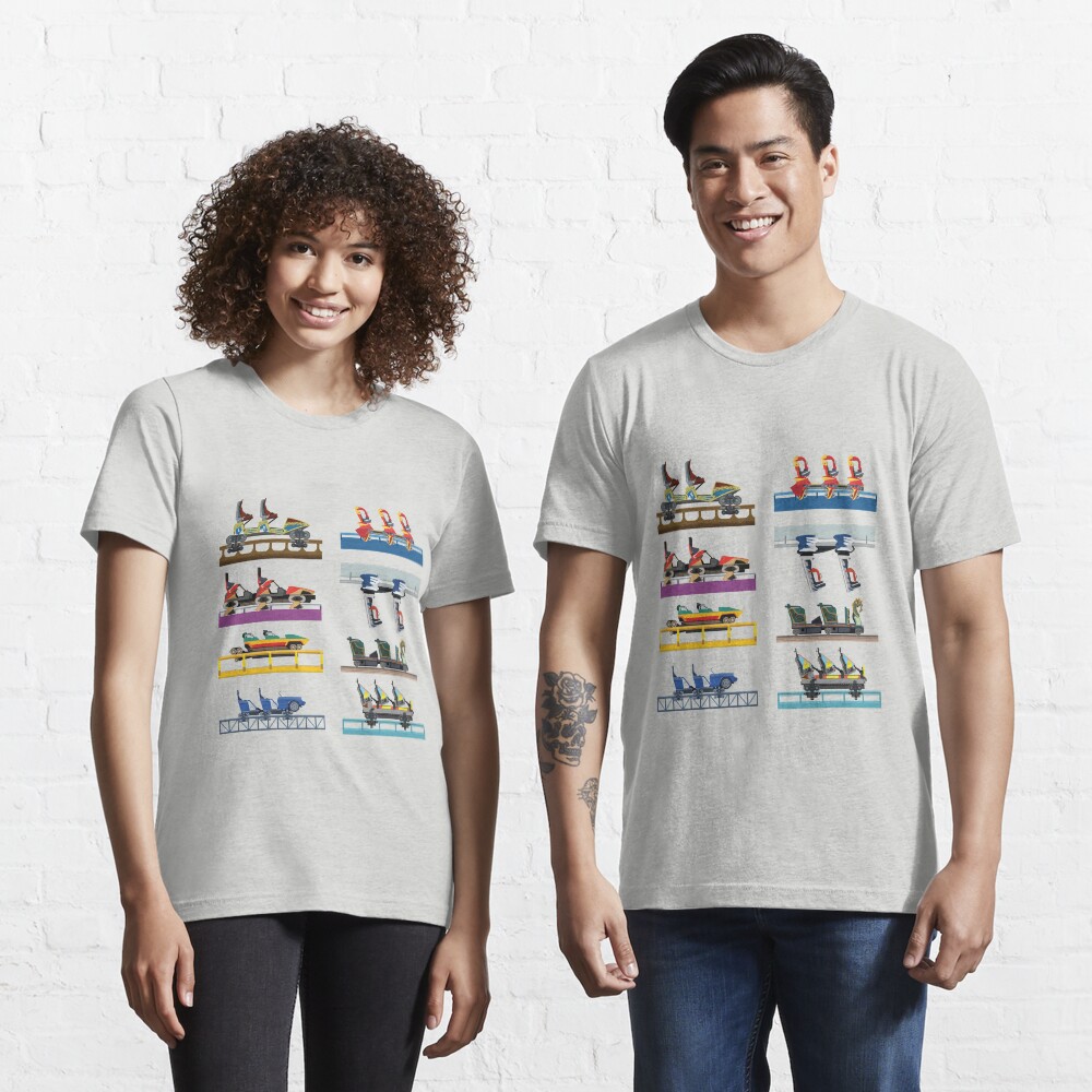 Busch Gardens Williamsburg Coaster Car Design Essential T-Shirt