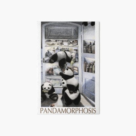Pandas in the Fridge: Pandamorphosis Art Board Print