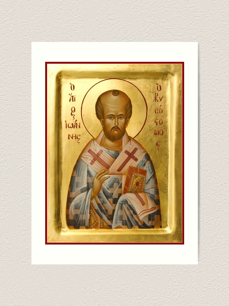 Alternate view of St John Chrysostom Art Print