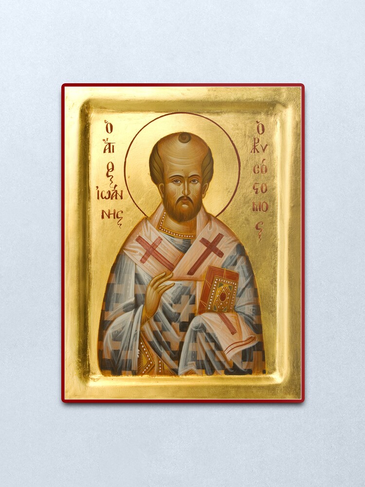 Alternate view of St John Chrysostom Metal Print