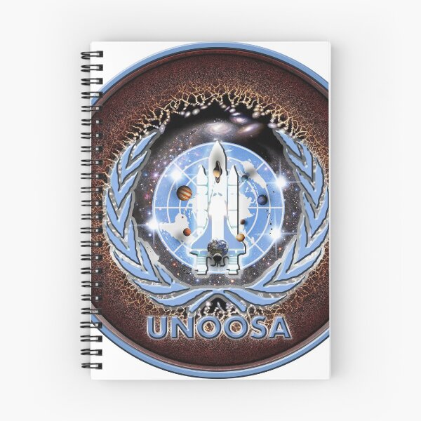 Item preview, UNOOSA Logo with the Universe! designed and sold by Pablo Carlos Budassi.